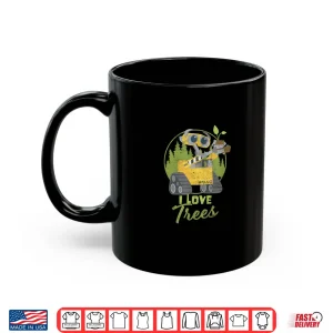 Mug Disney Pixar Earth Day Wall E I Love Trees Shirt