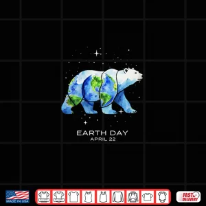 Design Earth Day 2026 Polar Bear Art Shirt