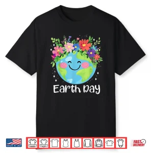 Happy Earth Day 2025 Cute Earth Day Kids Toddler Boys Girls Shirt