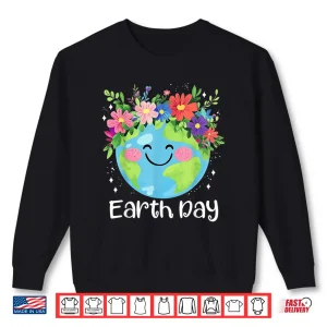 Sweatshirt Happy Earth Day 2025 Cute Earth Day Kids Toddler Boys Girls Shirt