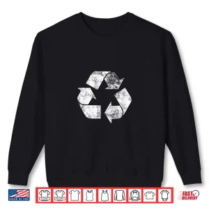 Sweatshirt Recycle Logo T Shirt Earth Day Nature Planet Conservation