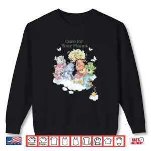 Sweatshirt Care Bears Earth Day Care For Your Planet Vintage Retro Shirt
