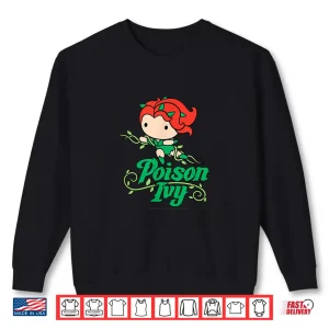 Sweatshirt DC Comics Earth Day Poison Ivy With Vines Cartoon Style Shirt