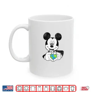 Mug Disney Mickey Friends Earth Day Mickey Holding Earth Shirt