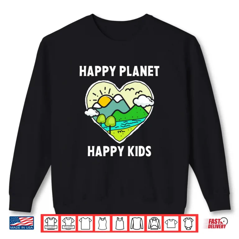 Sweatshirt Earth Day Gift Men Women Kids Teacher Planet Earth Shirt