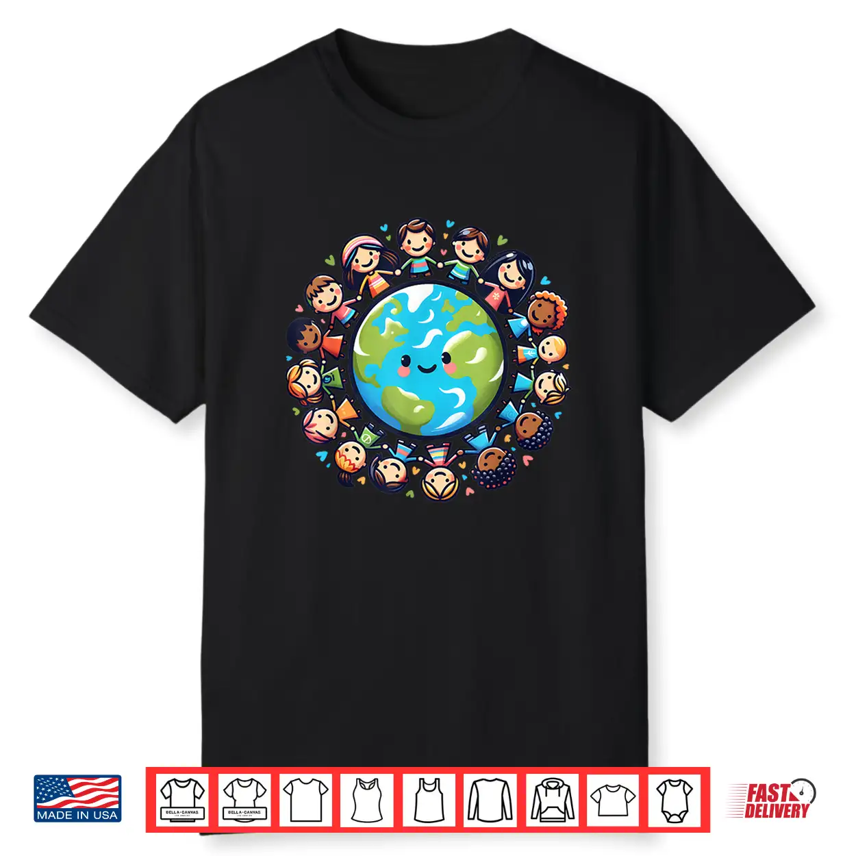 Happy Earth Day 2024 Cool Earth Day Children Kids Toddler Shirt Happy Earth Day 2024 Cool Earth Day Children Kids Toddler Shirt