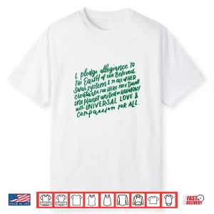 I Pledge Allegiance To The Earth Long Sleeve Shirt Earth Day Shirt