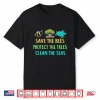 Recycling Environmentalist Bees Trees Earth Day Nature Lover Shirt
