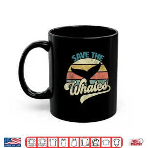 Mug Save The Whales Retro Shirt