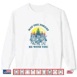 Sweatshirt Star Wars Ewok Sunset May The Forest Be With You Earth Day Shirt