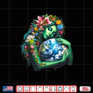 Green Mother Earth Day Gaia Save Our Planet Women Girl Kids Shirt 4 Design Green Mother Earth Day Gaia Save Our Planet Women Girl Kids Shirt