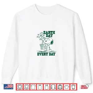 Sweatshirt Peanuts Snoopy Earth Day Every Day Shirt