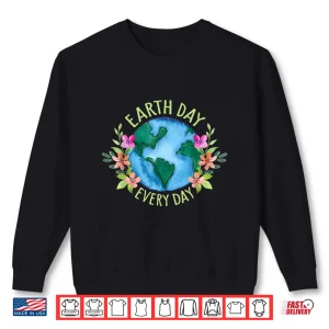 Sweatshirt Retro Environmental Shirt Women Earth Day Shirt