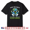 Save Earth Conservation Video Gamer Funny Earth Day Kids Shirt