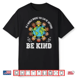 Unity Day Orange Be Kind Earth Anti Bullying Boys Girls Kids Shirt