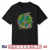 Vintage Peace Sign Floral Earth Earth Day Shirt