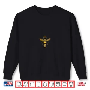 Sweatshirt Vintage Queen Bee Cute Cool Crown Bee Beekeeping Bees Gift Shirt