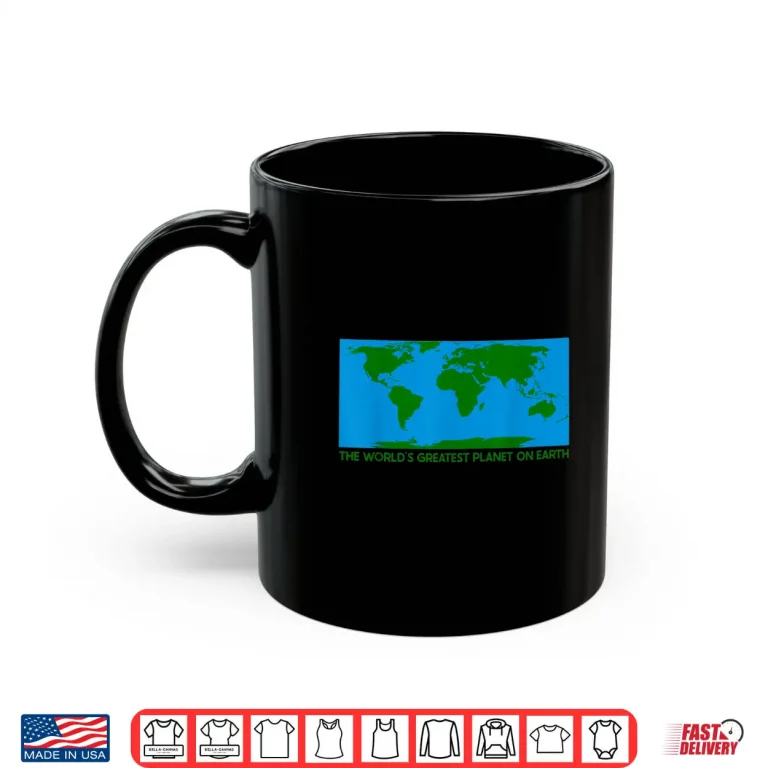 Mug The Worlds Greatest Planet On Earth Funny Thrift Gift Shirt