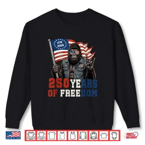 Sweatshirt 250 Years American 1776 2026 250th Birthday Bigfoot Lovers Shirt