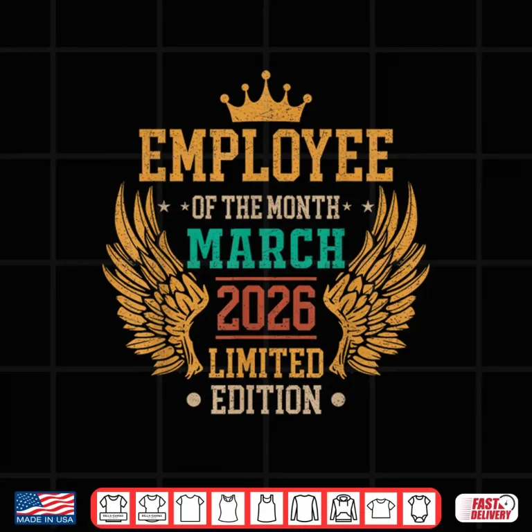 Design Employee of The Month March 2026 Vintage Shirt