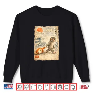 Sweatshirt Punch The Monkey Baby Fun Design for Everyone Shirt