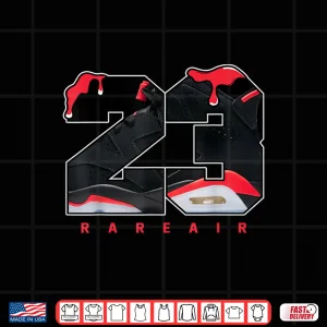 Design Street Black Infrared 6s Outfits Matching Shirt
