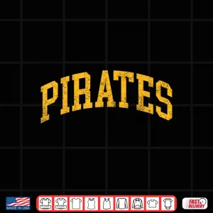 Design Vintage Pittsburg Pirates Design Men Women Kids Shirt