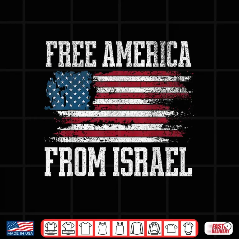 Design Free America from Israel Shirt