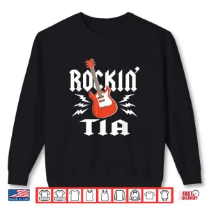 Sweatshirt Tia Rockin One Birthday Family Matching Rock Guitar Shirt