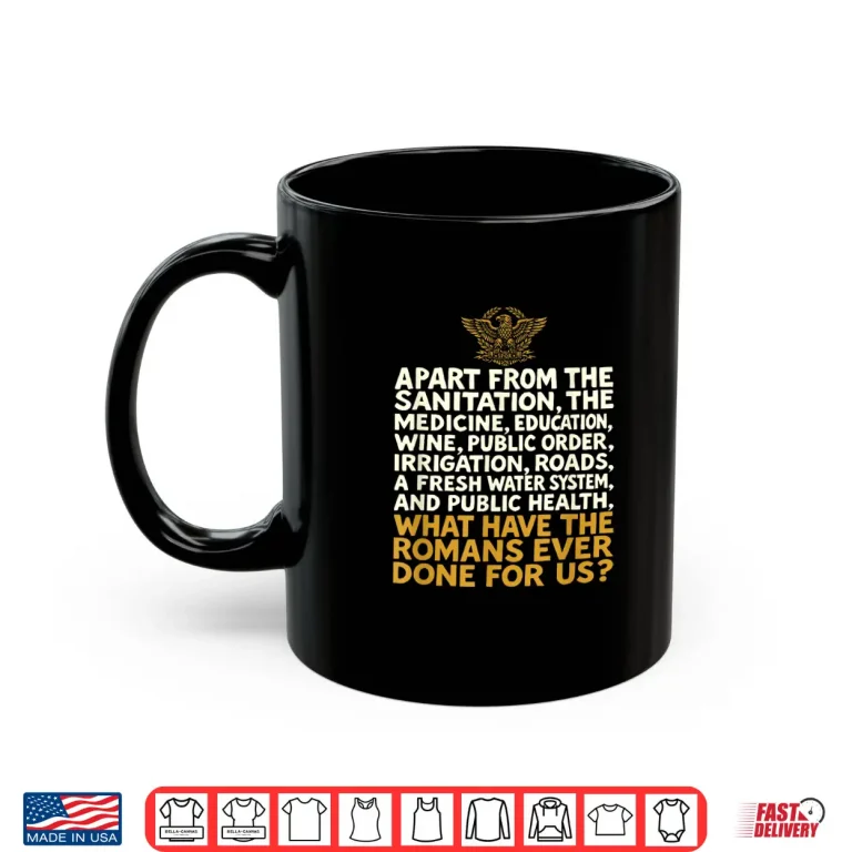 Mug What Have The Romans Ever Done for Us Funny Shirt