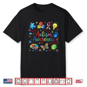 Autism Awareness Accept Understand Love Rainbow Asd Support Shirt