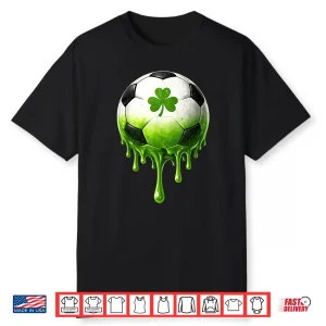 Soccer Drip Shamrock St Patricks Day For Boys Kids Youth Shirt