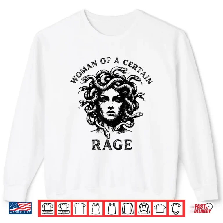 Sweatshirt Woman of A Certain Rage Feminism Womens Right Shirt