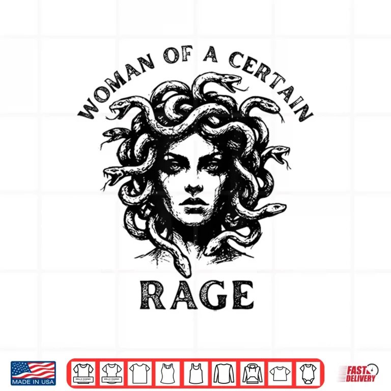 Design Woman of A Certain Rage Feminism Womens Right Shirt