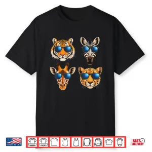 Cute Animals Clothes Kids Toddler Boys Animal Print Girls Shirt