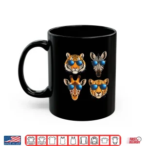 Mug Cute Animals Clothes Kids Toddler Boys Animal Print Girls Shirt