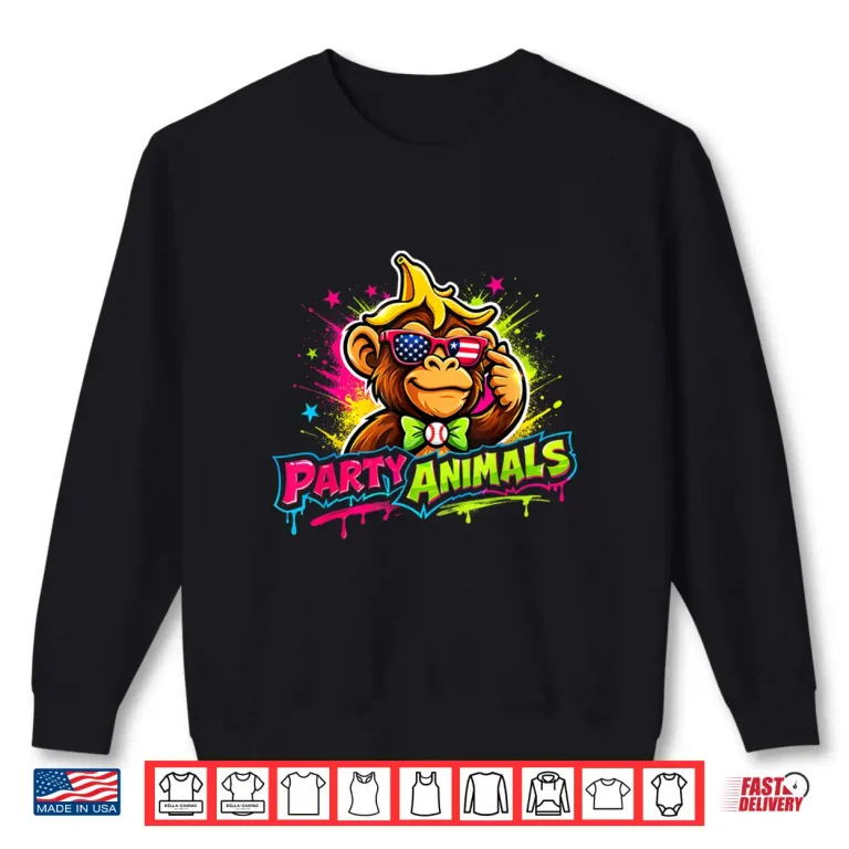 Sweatshirt Party Animals Baseball Jersey Shirt