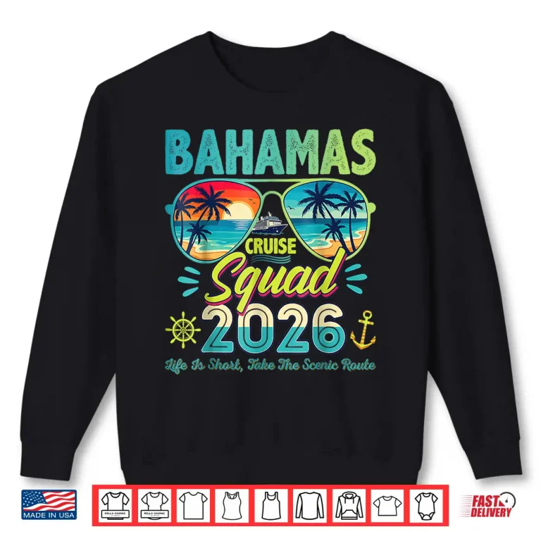 Sweatshirt Bahamas Cruise Squad 2026 Family Matching Vacation Shirt