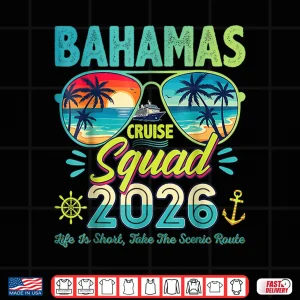 Design Bahamas Cruise Squad 2026 Family Matching Vacation Shirt