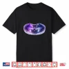 Celestial Purple Blue Wolves Cosmic Spirit Wolf Art Shirt
