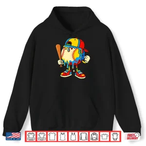 Hoodie Baseball Life Style 101 Apparel Youth Drip Baseball Boys Kid Shirt