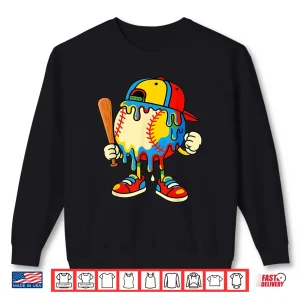 Sweatshirt Baseball Life Style 101 Apparel Youth Drip Baseball Boys Kid Shirt