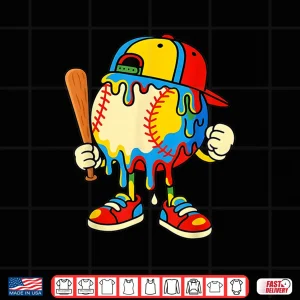 Design Baseball Life Style 101 Apparel Youth Drip Baseball Boys Kid Shirt