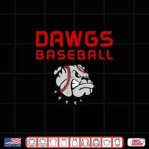 Design Dawgs Baseball Red Shirt