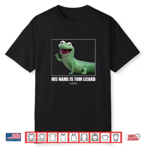 Disney Pixar Hoppers Tom Lizard Cute 3D Character Aesthetic Shirt