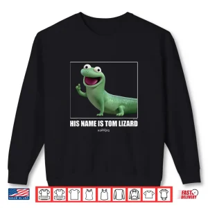 Sweatshirt Disney Pixar Hoppers Tom Lizard Cute 3D Character Aesthetic Shirt