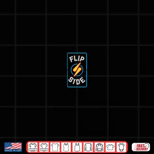 Design Flip Side Pinball Bar Lateral Logo Premium Tri Blend Shirt