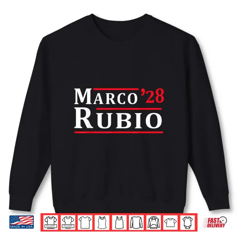 Sweatshirt Marco Rubio 2028 President 48 US Republican Election Vintage Shirt