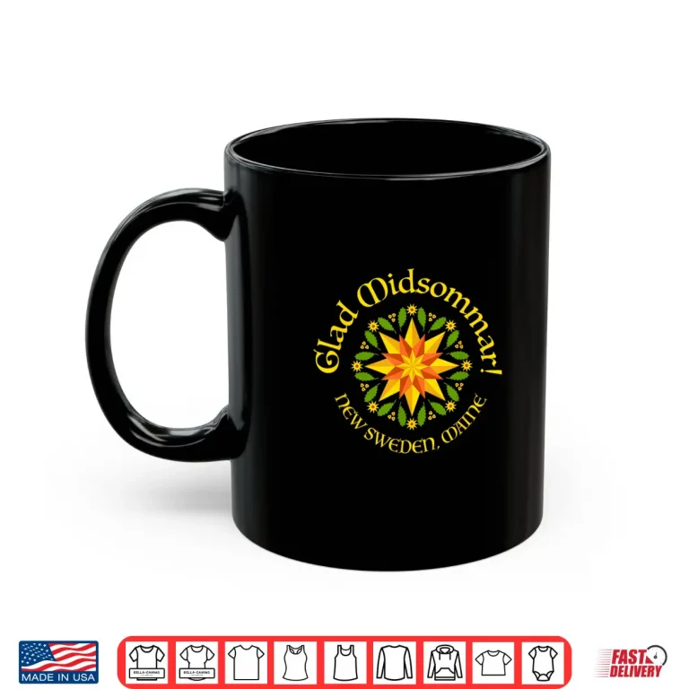 Mug Midsommar Barn Quilt Design Shirt