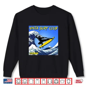 Sweatshirt Ninja Surf Club Surfer Premium Tri Blend Shirt